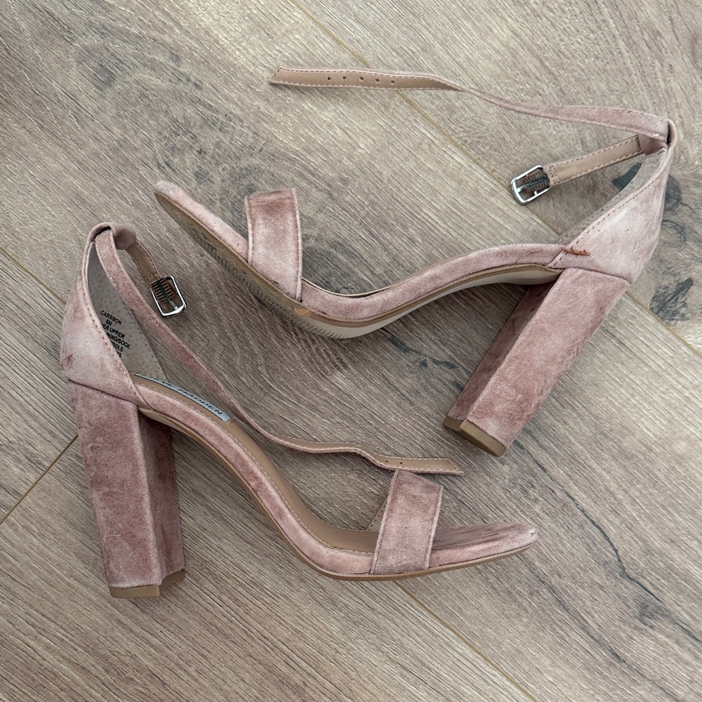 Elegant Pink Block Heel
